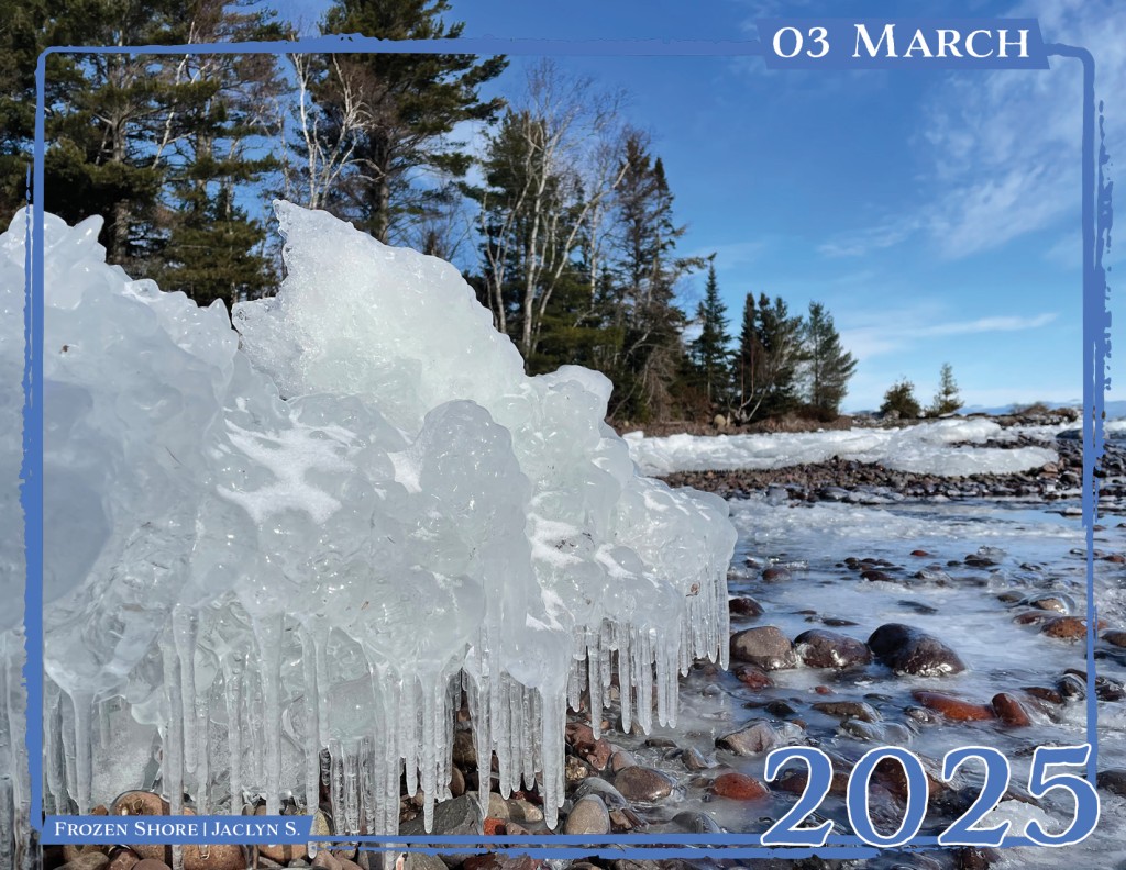 March - "Frozen Shore" by Jaclyn S