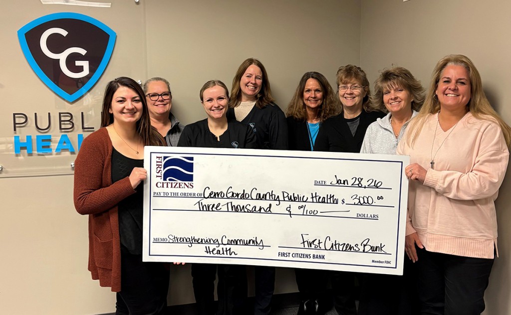 $3,000 - Cerro Gordo County Public Health - Mason City
