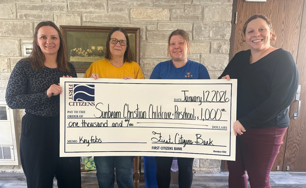 $1,000 - Sunbeam Christian Childcare &amp; Preschool
